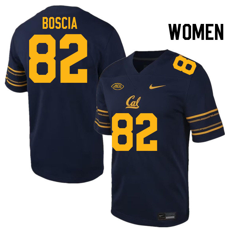 Women #82 Cole Boscia California Golden Bears ACC Conference College Football Jerseys Stitched Sale-